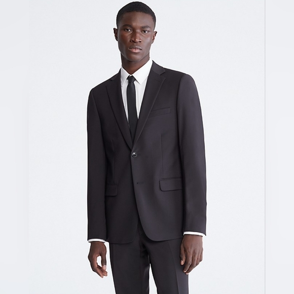 Calvin Klein Slim FIt Men's Black Blazer Sz XL - Picture 1 of 15
